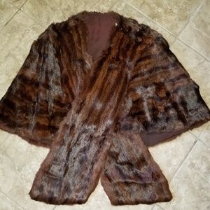 Mink short coat.